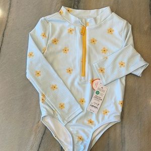 Carter’s one piece flower bathing suit